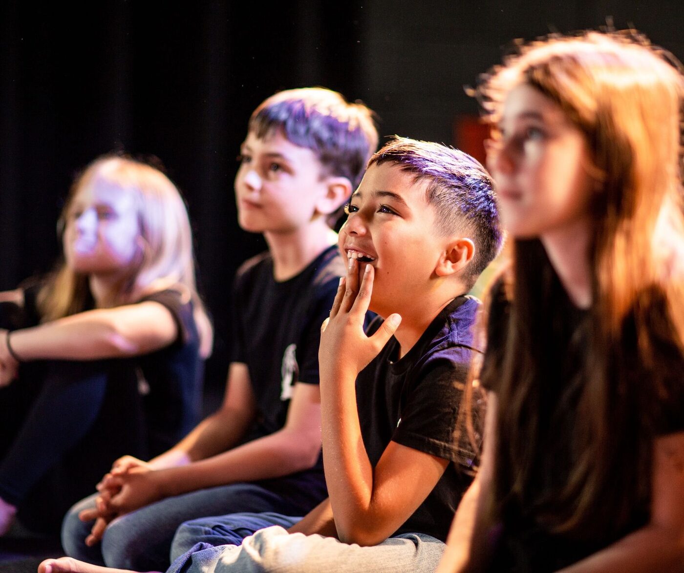 Acting classes in Los Angeles — children performing in an LA Drama School class